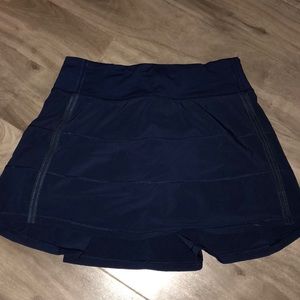 Lululemon Navy Tennis Skirt- Size 4tall